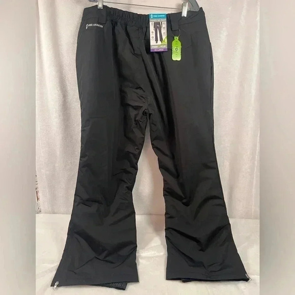 FREE COUNTRY Women's Black Ski Snow Pant Size XXL Insulated - Picture 3 of 14
